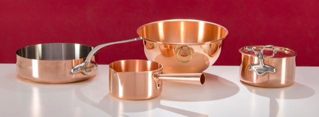 Set pentole rame stagnato